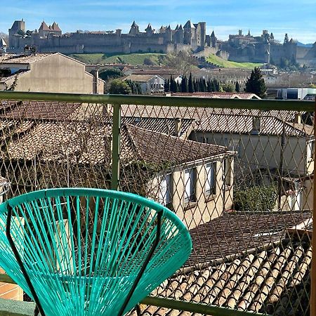 Duplex 70M2 - Vue Cite Medievale - Parking Gratuit Carcassone Exterior photo