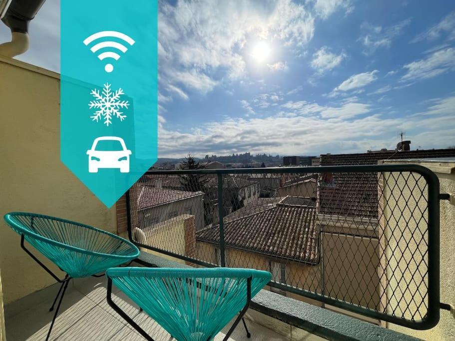 Duplex 70M2 - Vue Cite Medievale - Parking Gratuit Carcassone Exterior photo